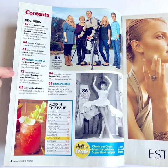 4/$10 PEOPLE MAGAZINE KATE GOSSELIN Twins DEMI MOORE Issue JANUARY 20, 2014 NEW - Picture 7 of 14